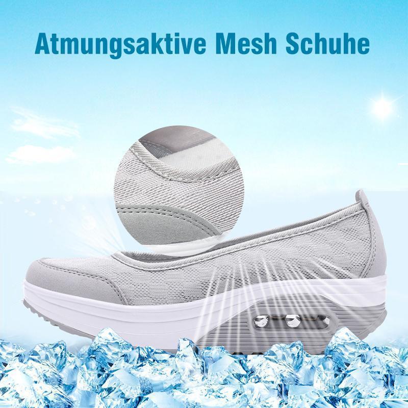 Blaudonau- Damen Atmungsaktive Mesh Schuhe