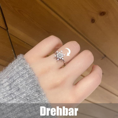 Blaudonau- Verstellbarer Drehbarer ring und Ringbox für Damen