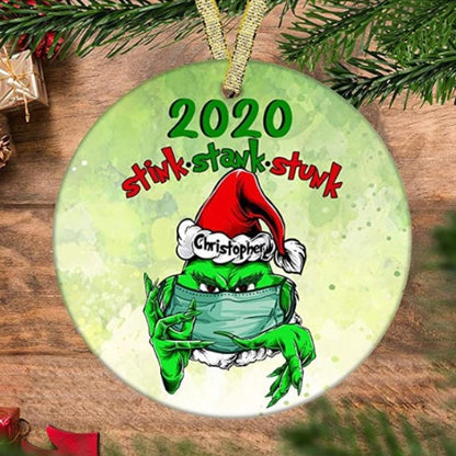 Blaudonau- Stink Stank Stunk Weihnachtsbaumschmuck Thema Quarantäne Weihnachtsdekoration 6