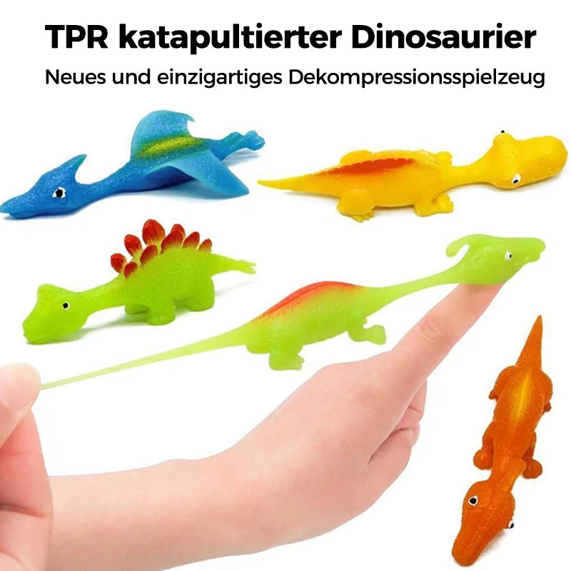 Blaudonau- Schleuder Dinosaurier Spielzeug (Farben zufällig)