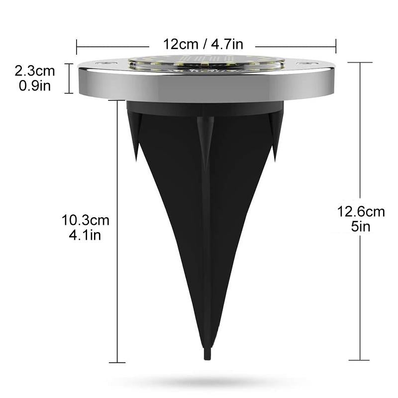 Blaudonau- LED Solar Stehlampe