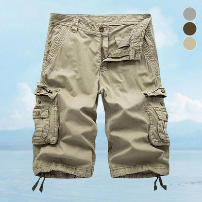 Blaudonau- Stilvolle, strapazierfähige Cargo-Shorts mit 8 Taschen für Herren