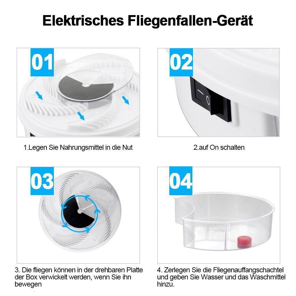 Blaudonau- USB Elektrisches Fliegenfallen-Gerät, weiß