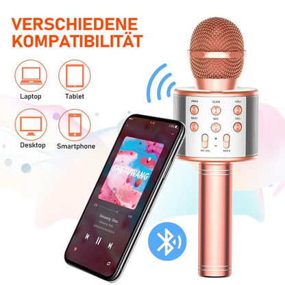 Blaudonau- Drahtloses tragbares Bluetooth Mikrofon