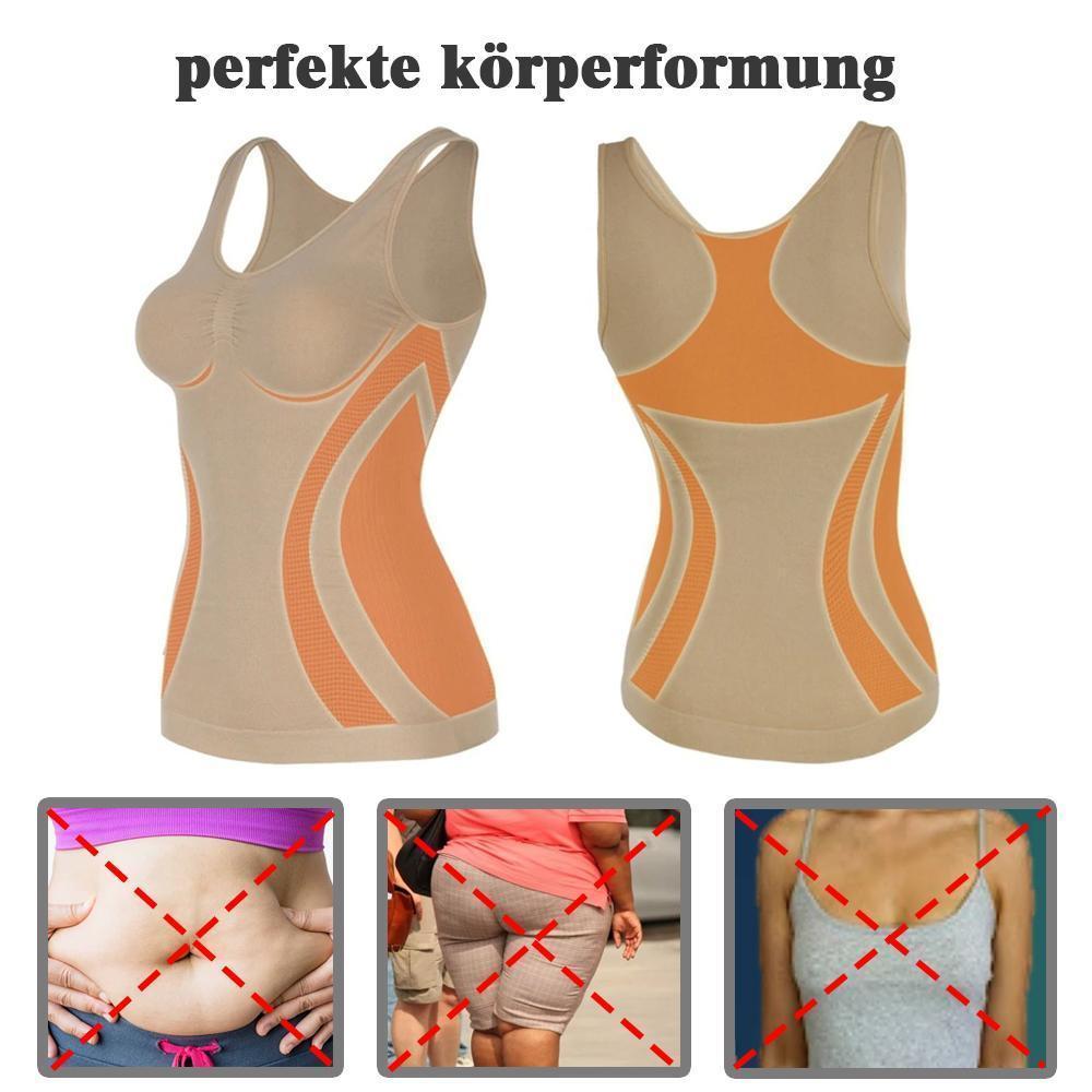 Blaudonau- Damen Shapewear Tops mit BH Pad