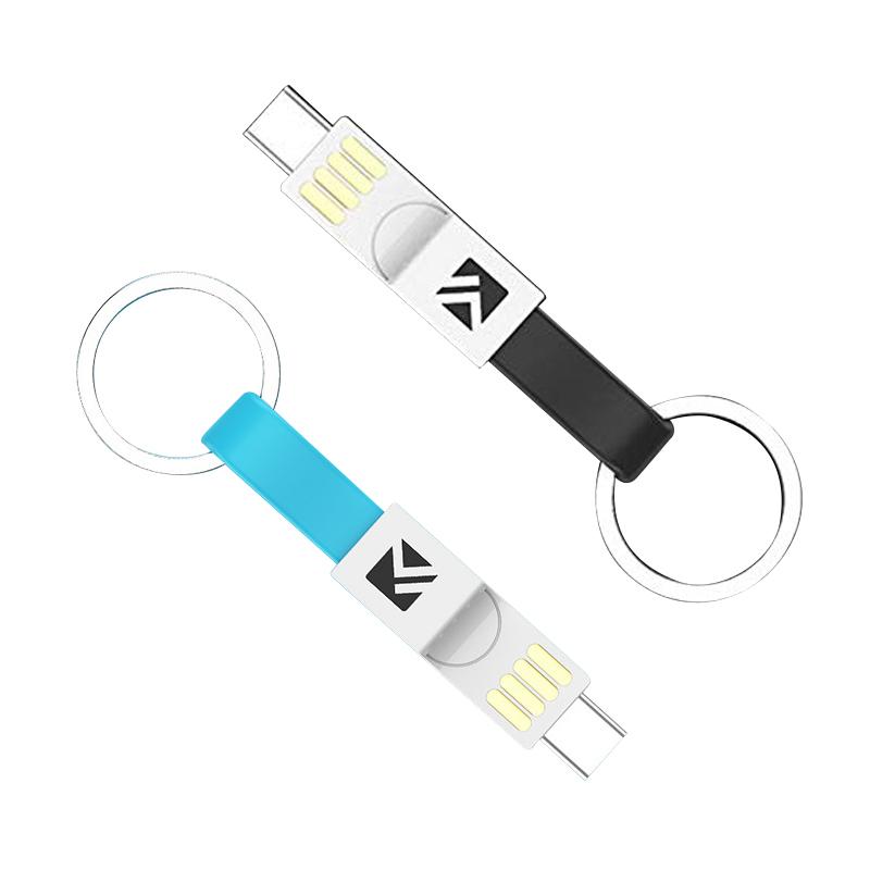 Blaudonau- 3-in-1 Keychain Ladekabel