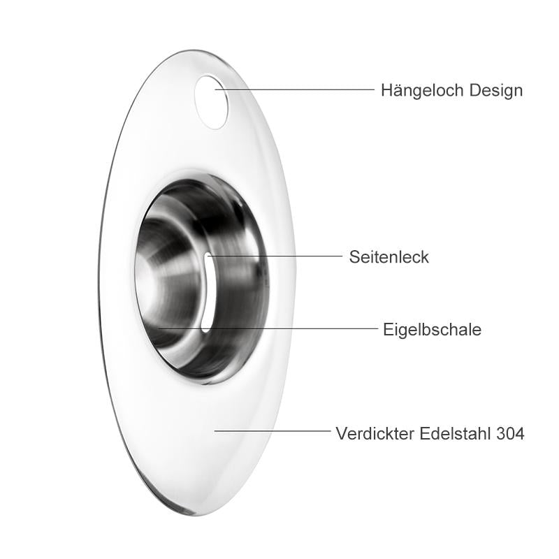 Blaudonau- 304 Edelstahl Eigelb-Separator