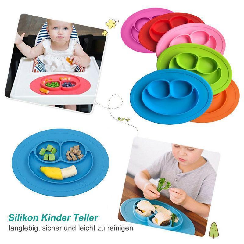 Blaudonau- Silikon Kinder Smiley Teller