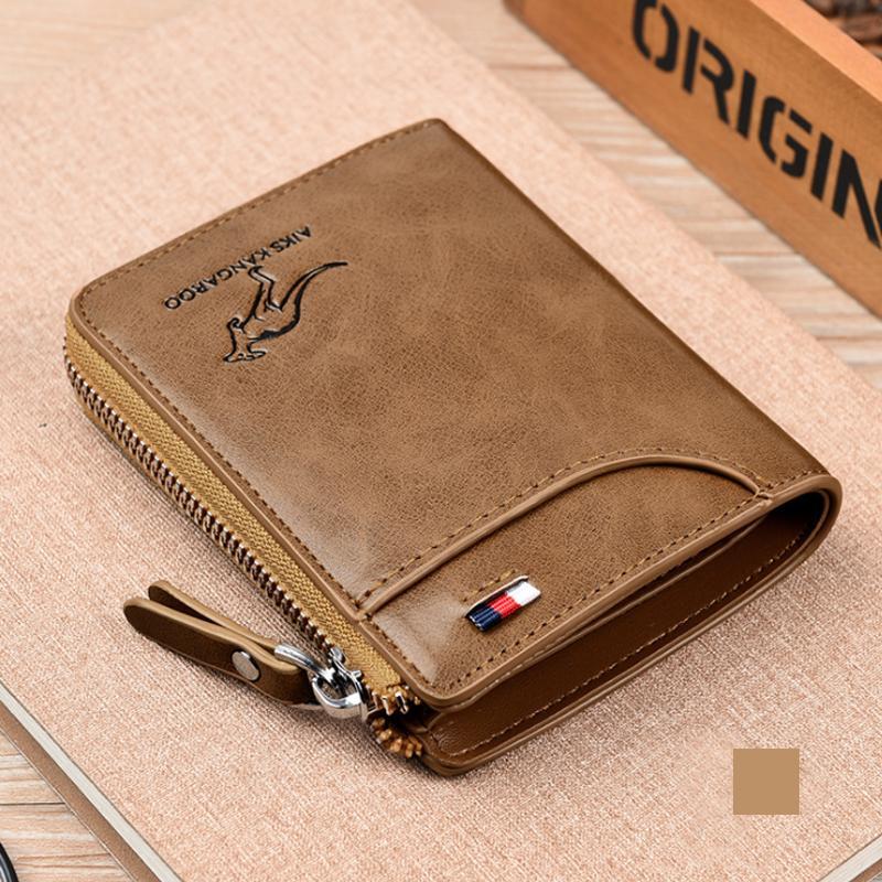 Blaudonau- RFID Blocking Wallet für Herren Khaki