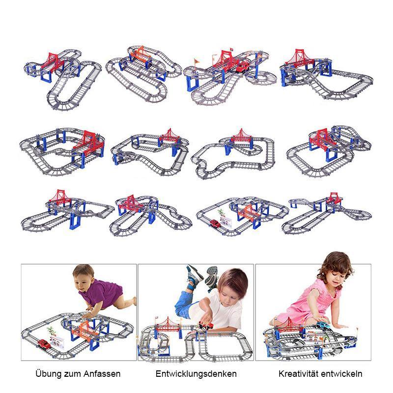 Blaudonau- Flexible Track Spielzeug Set