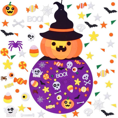 Blaudonau- 🔥 Last Day Promotion 🎃 DIY Halloween Kürbis Hexe Violett