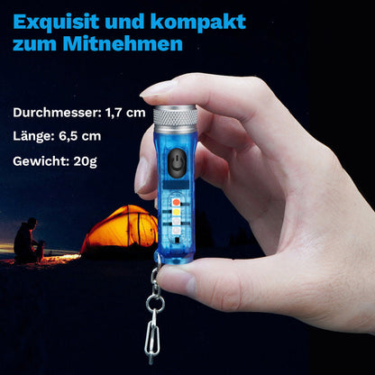 Blaudonau- Mini-Taschenlampe mit starkem Licht