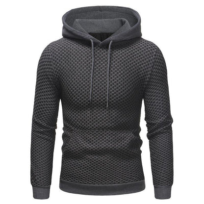 Blaudonau- Herren-Kapuzenpullover grau