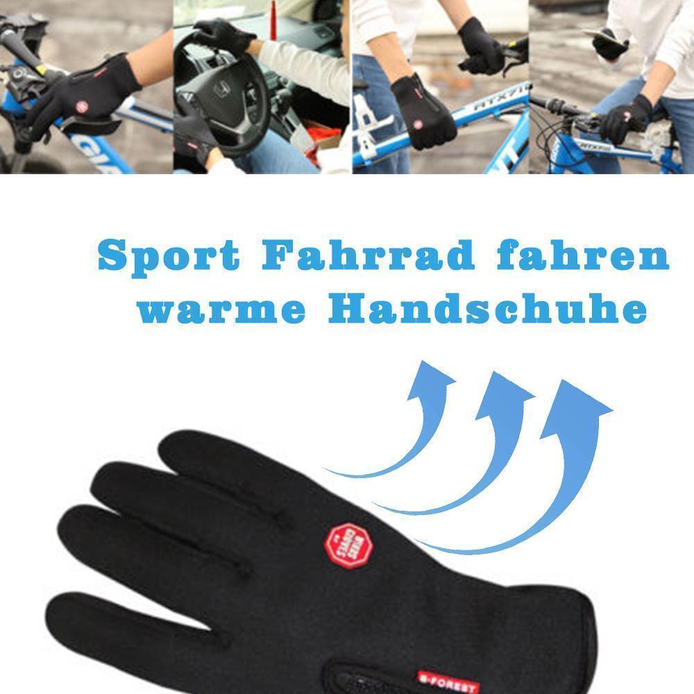 Blaudonau- Engeliebe Premiume warme winddichte wasserdichte Touchscreen Handschuhe Unisex