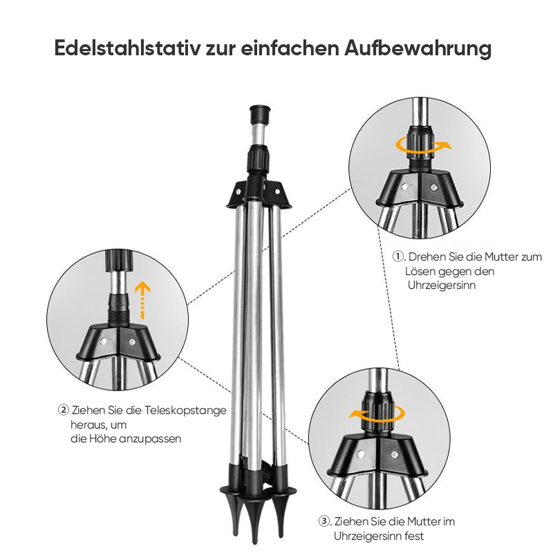 Blaudonau- Automatischer rotierender Stativsprinkler