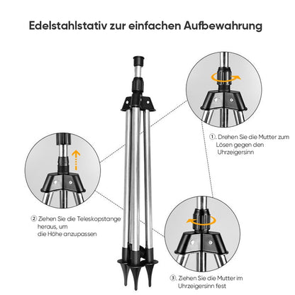 Blaudonau- Automatischer rotierender Stativsprinkler