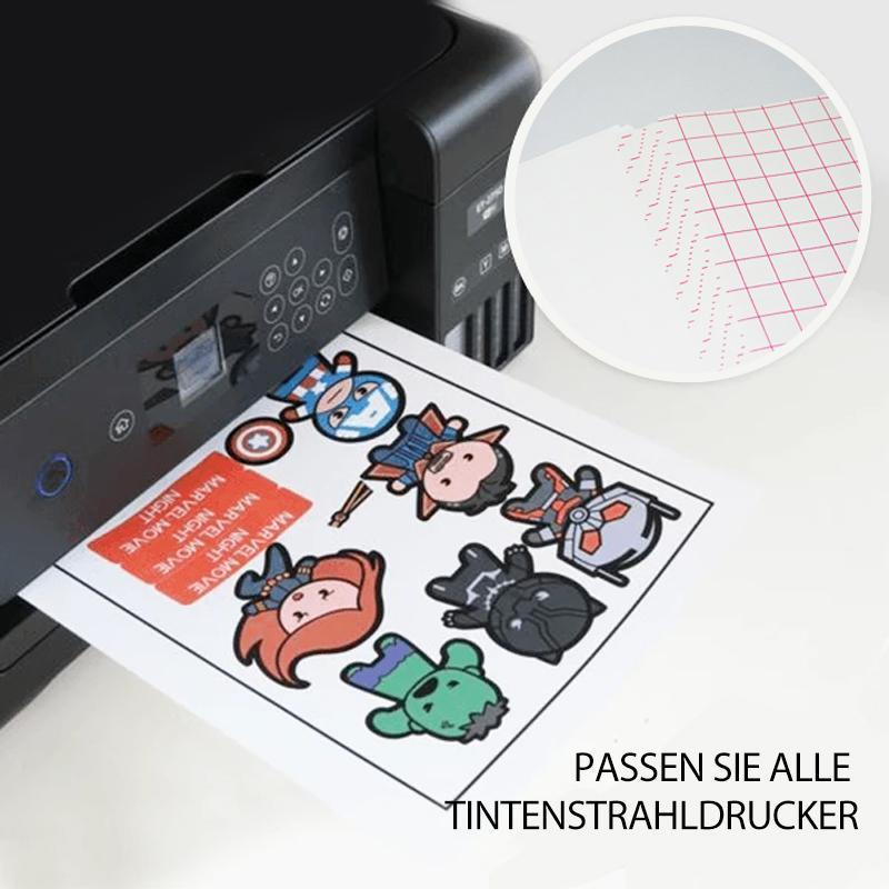 Blaudonau- Basteln Transferpapier für Inkjetdrucker（5 Blätter）