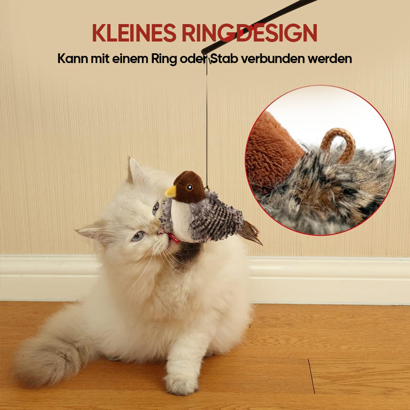 Blaudonau- 😺Katzenspielzeug - Simulierter zwitschernder Vogel