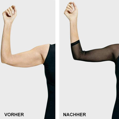 Blaudonau- Damen Nahtlose Arm Shaper Mesh Shaping Unterwäsche