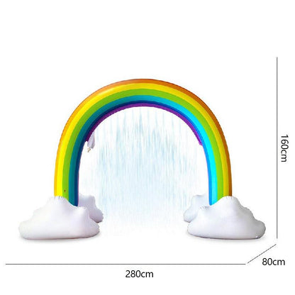 Blaudonau- Aufblasbarer Wassersprühnebel Regenbogen