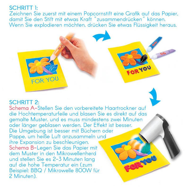 Blaudonau- Magischer Popcornstift 3D Aquarellstift