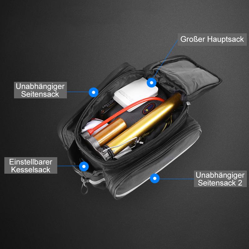 Blaudonau- Tasche für die hintere Fahrradablage