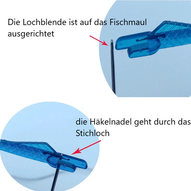 Blaudonau- Nadeleinfädler vom Fischtyp