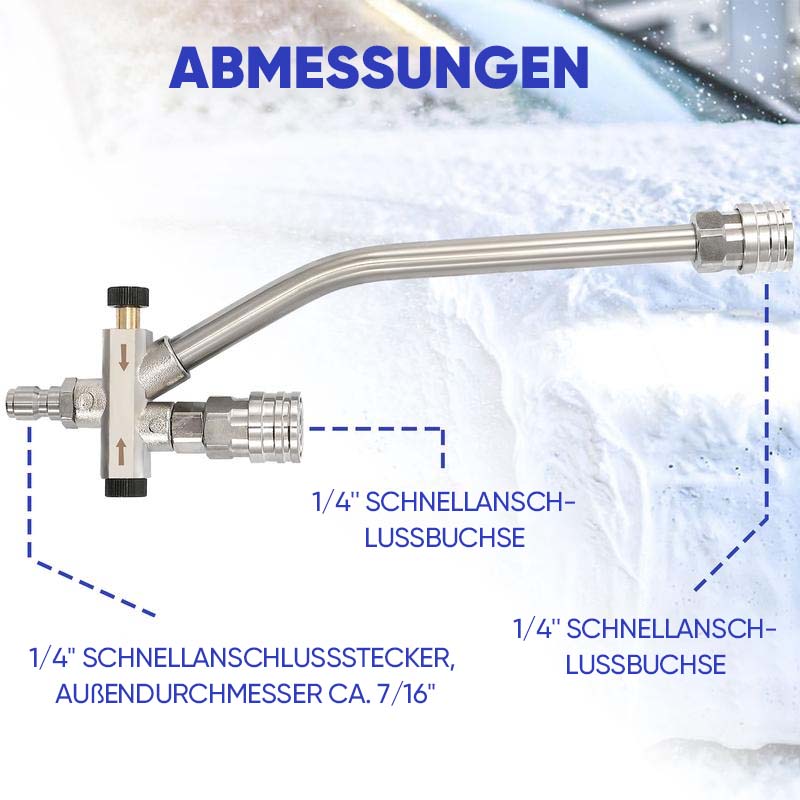 Blaudonau- Schaumkanonen-Doppelanschluss-Zubehör