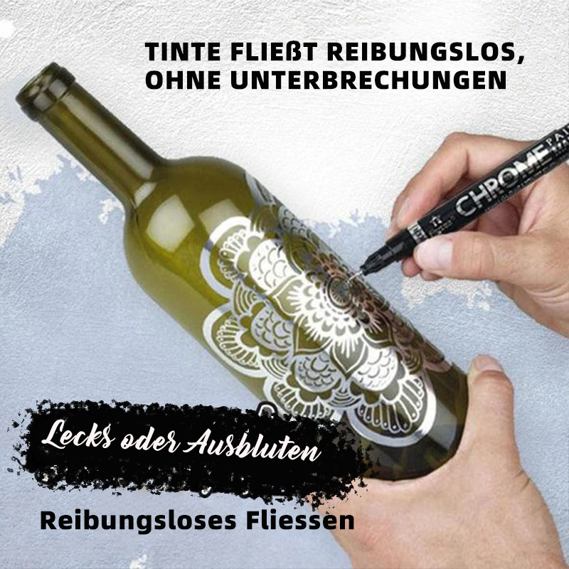 Blaudonau- Flüssiger Spiegelchrommarkierstift