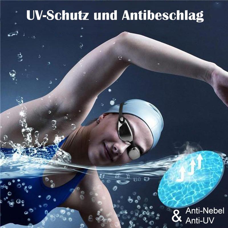 Blaudonau- Anti-Nebel-Schwimmbrille( Schutzbrille, Kappe, Ohrstöpsel, Nasenklammer)