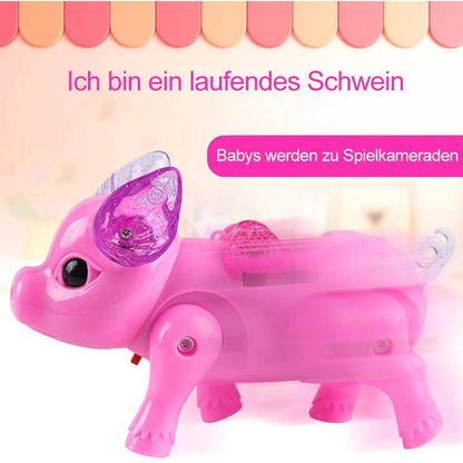 Blaudonau- Gehendes Schwein mit Musik und Licht-elektrisches Spielzeug