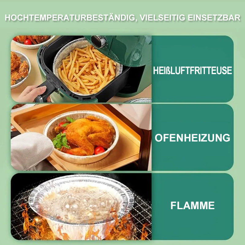 Blaudonau- Wiederverwendbare Auskleidungen für Luftfritteusen aus Aluminiumfolie