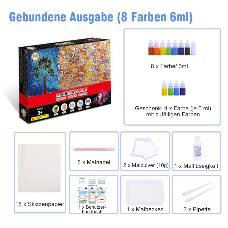 Blaudonau- Kunstfarben-Set auf Wasserbasis