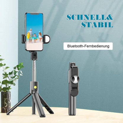 Blaudonau- 📱Weihnachtsrabatt-50% Rabatt📱Selfie-Stick mit Bluetooth-Fernbedienung