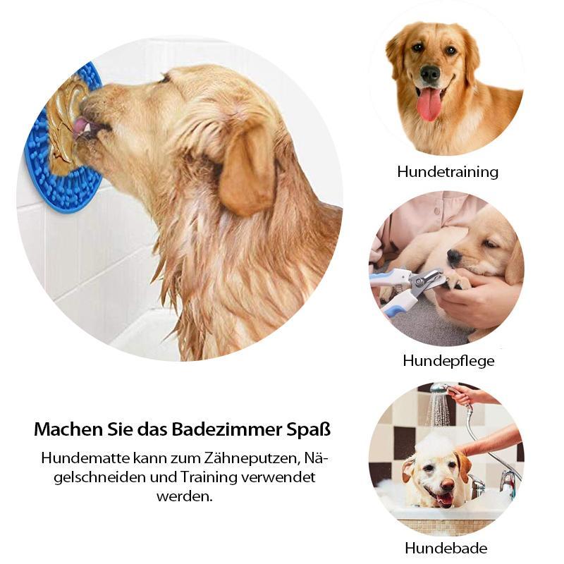 Blaudonau- Hund lecken Matte