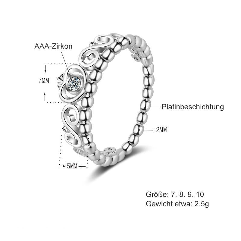 Blaudonau- Krone - Diamant - Ring