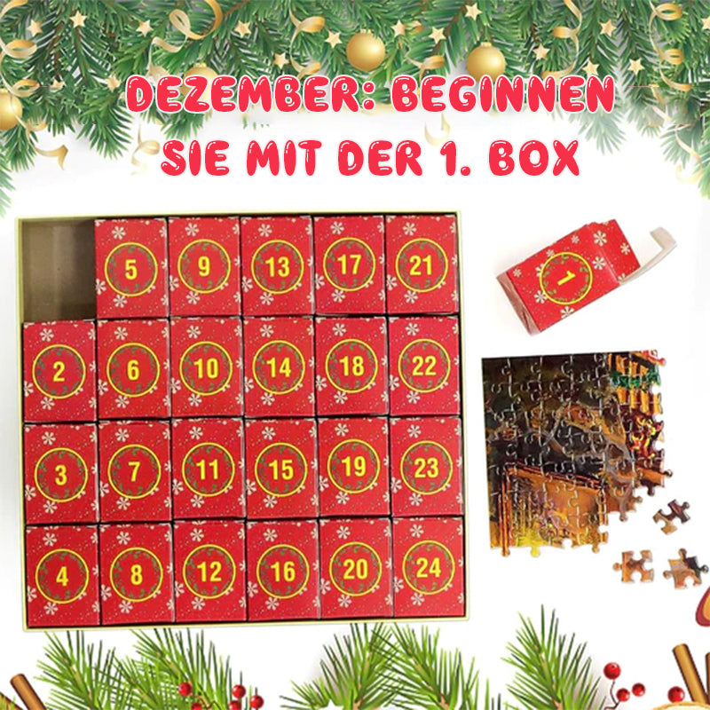 Blaudonau- Adventskalender 2023 Weihnachtspuzzles