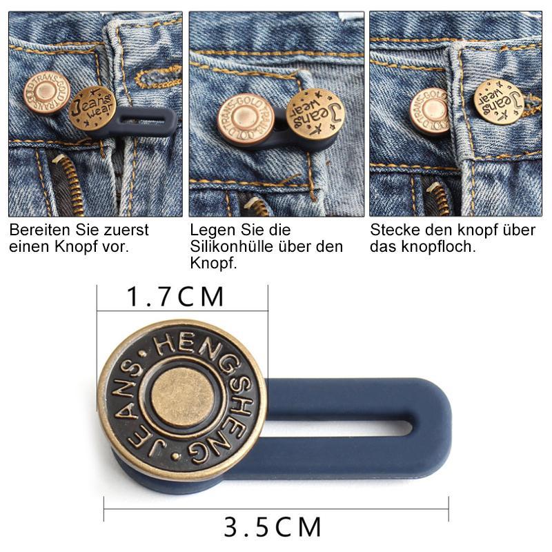 Blaudonau- Einziehbarer Knopf für Jeans