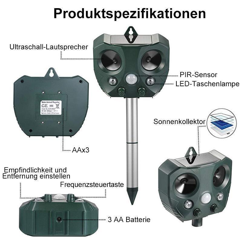 Blaudonau- Solar-Ultraschall-Insekten-Antriebsgerät