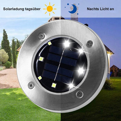 Blaudonau- LED Solar Stehlampe