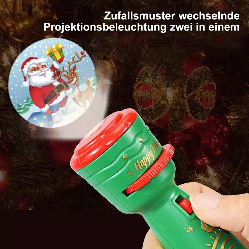 Blaudonau- Weihnachten Leuchtende Taschenlampe-Projektorlampe