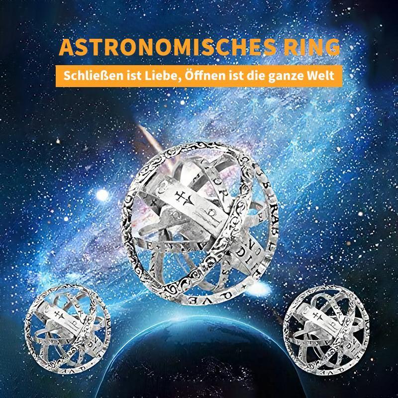 Blaudonau- Astronomisches Ring - Schließen ist Liebe, Öffnen ist die ganze Welt