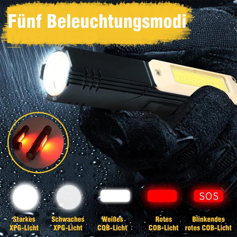 Blaudonau- Multifunktionale 360-Grad-Magnet-Taschenlampe