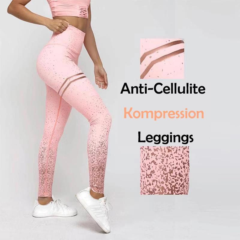 Blaudonau- Nahtlose Anti-Cellulite Kompressions-Leggings