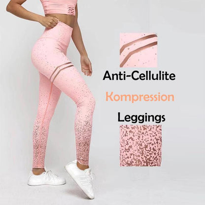 Blaudonau- Nahtlose Anti-Cellulite Kompressions-Leggings