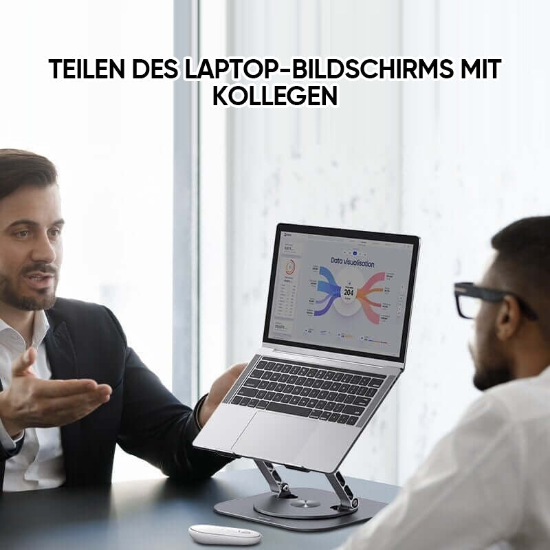 Blaudonau- 💻Drehbare Laptophalterung aus Aluminiumlegierung👍