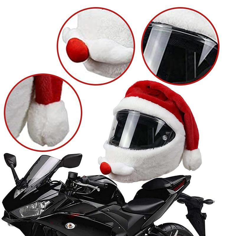 Blaudonau- Weihnachtsmann Motorradhelm Protektor