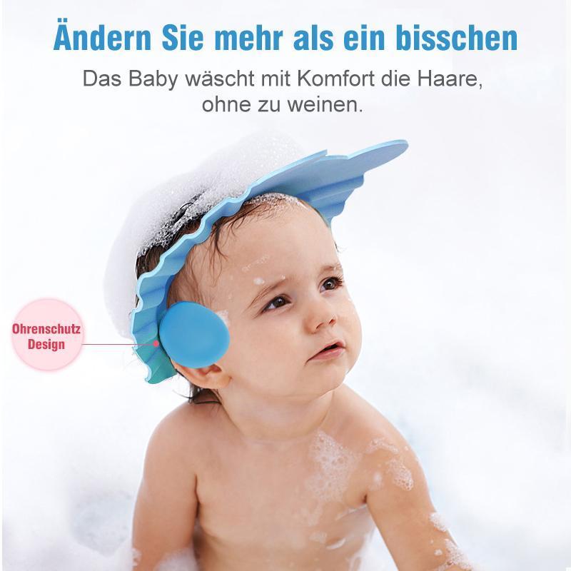 Blaudonau- Einstellbare multifunktionale Baby Baden Kappe