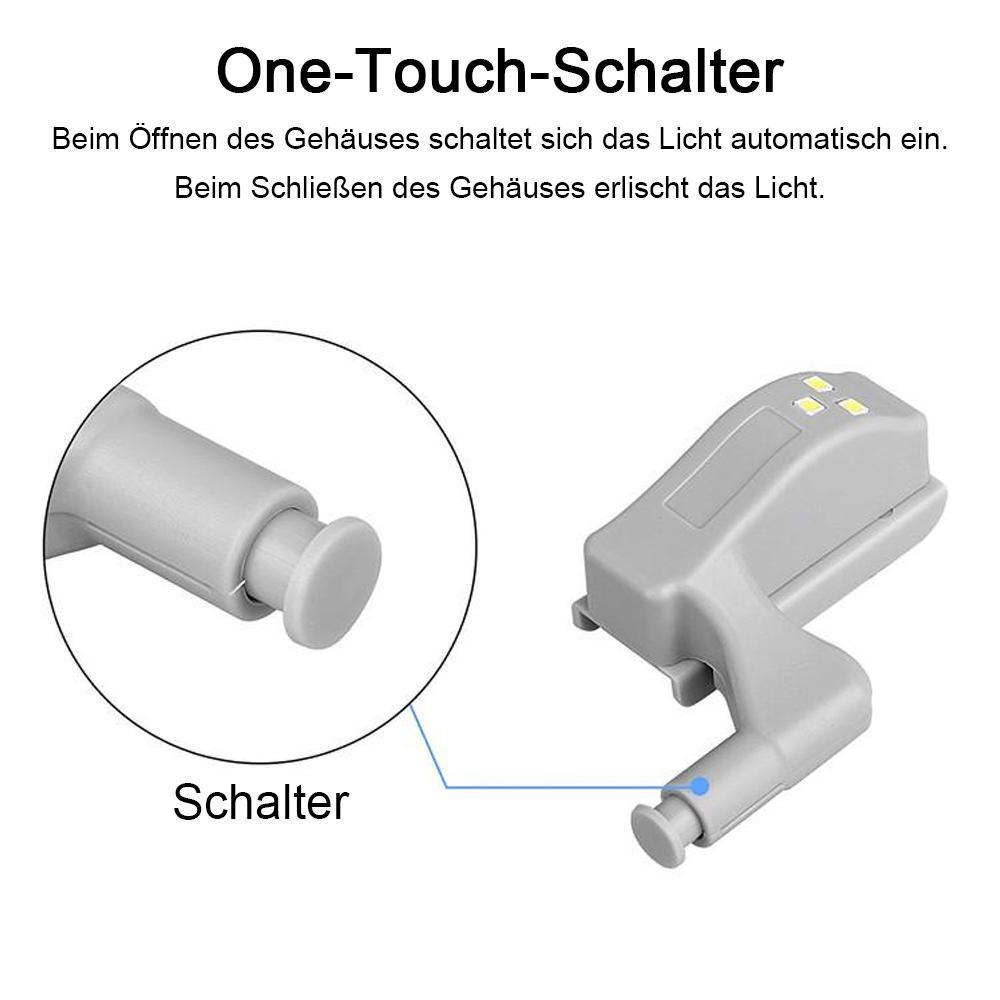 Blaudonau- LED-Sensorleuchte für Schrankscharniere