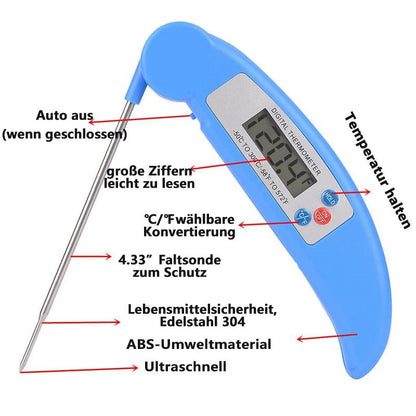 Blaudonau- BBQ Kochthermometer